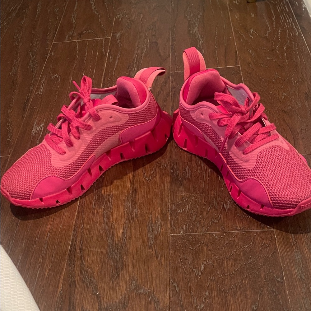 Vibrant Pink Sneakers - Picture 3 of 7